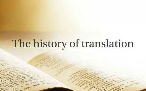 history of translation essay