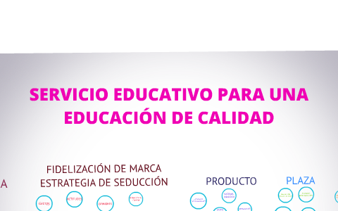 SERVICIO EDUCATIVO PARA UNA EDUCACIÓN DE CALIDAD by Concepción Madrazo