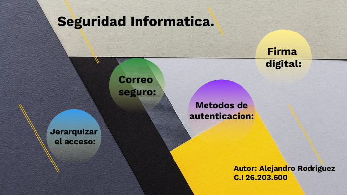 Seguridad Informática by alejandro rodriguez on Prezi