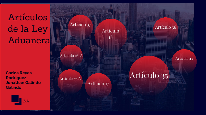 Artículos de la Ley Aduanera by Carlos Reyes on Prezi