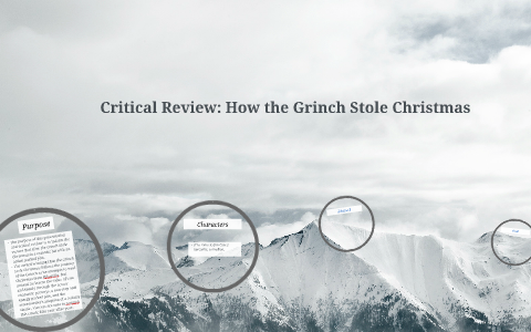Critical Review: How the Grinch Stole Christmas by Alaina Davidson on Prezi