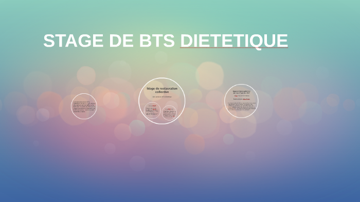 STAGE DE BTS DIETETIQUE by Sophie COLARD on Prezi