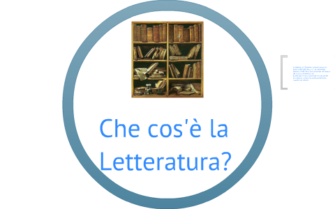 Cos'è la Letteratura by Sara Porcu