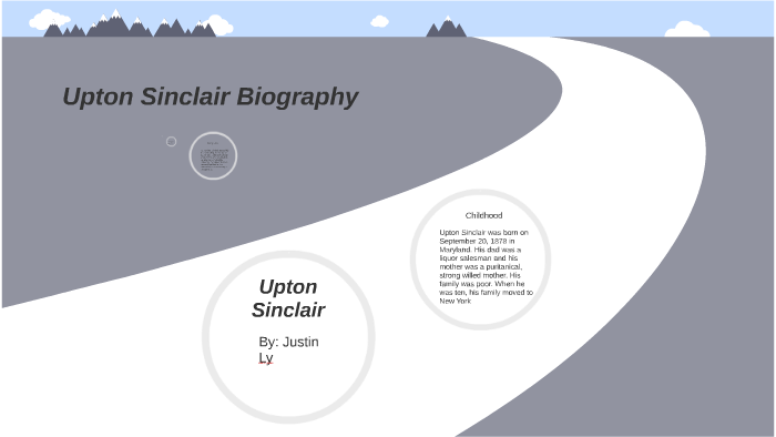 upton sinclair biography summary