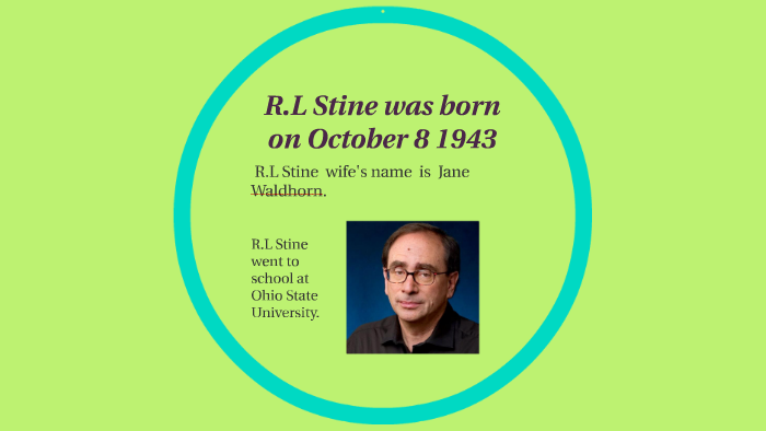 R.L Stine by Kara mcnutt on Prezi