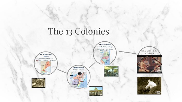 The 13 Colonies by Laura Schut on Prezi