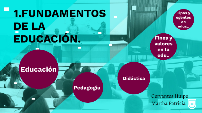 1 Fundamentos De La EducaciÓn By Martha Cervantes On Prezi