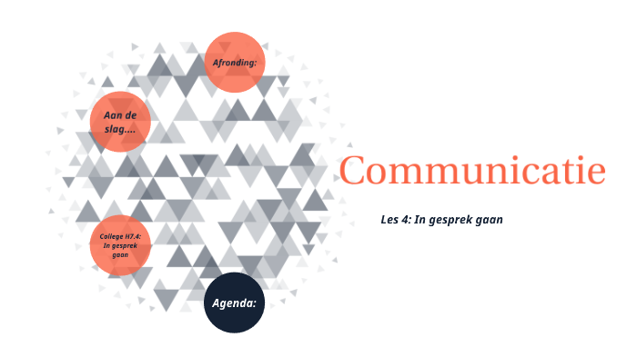 Communicatie Les 4 By