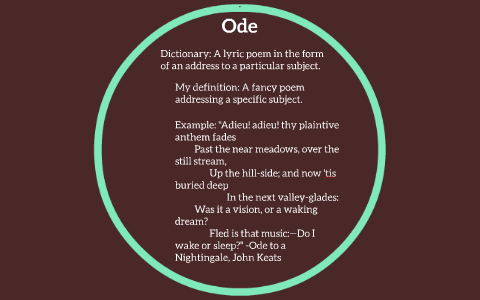 ode examples