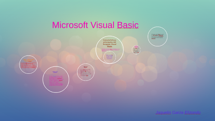 Microsoft Visual Basic by Jaquelin Elizondo on Prezi