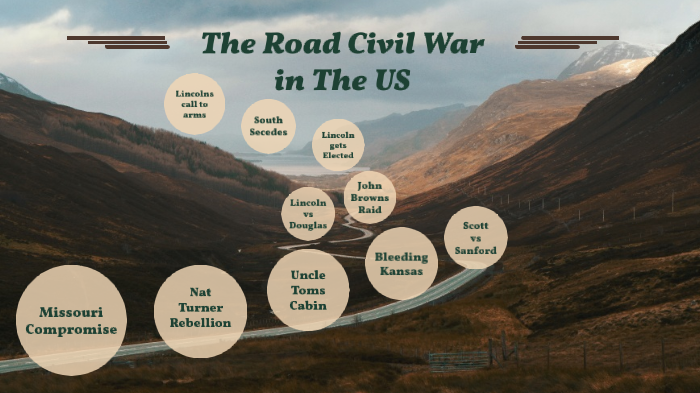 Civil War Road Map by E: a;cms on Prezi