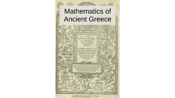 Math in Ancient Greece by 현명 Park