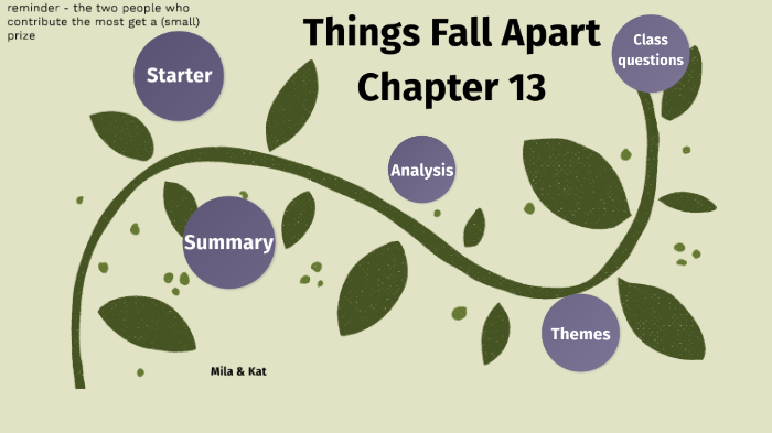 things fall apart summary and analysis