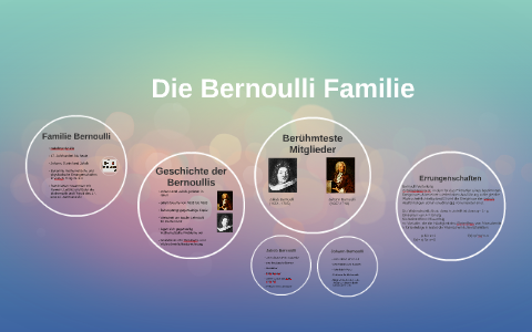 Die Bernoulli Familie by Ta Kö on Prezi