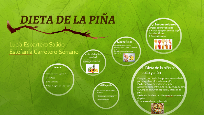 Dieta de la pina pollo y atun