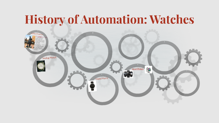 history of automation