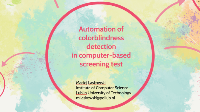 Automation of colorblindness detection in computer-based screening test ...