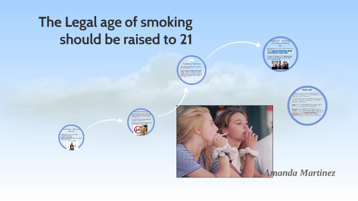 The Legal age of smoking should be raised to 21 by Amanda Martinez on Prezi