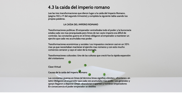 4.3 la caida del imperio romano by VICTOR PADILLA on Prezi