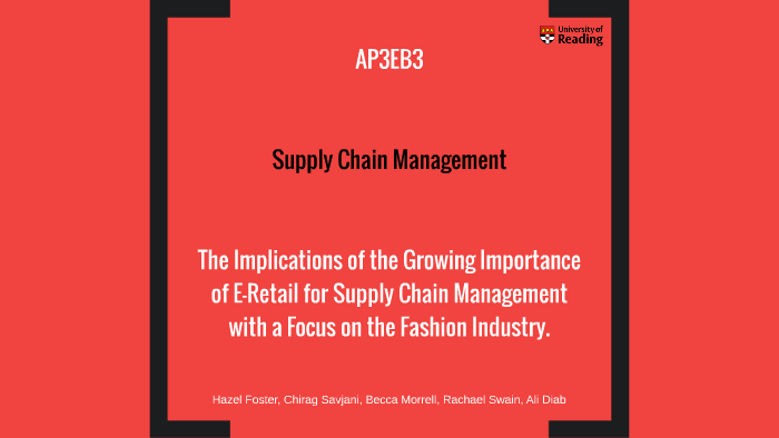 Supply Chain Management by Ali Diab on Prezi