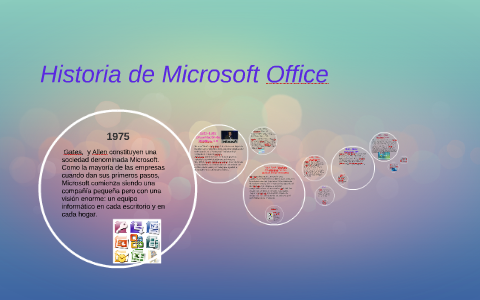 Historia de Microsoft Office by Mari Delgado on Prezi Next