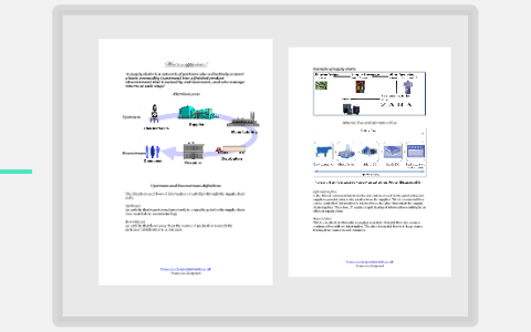 supply chain by on Prezi