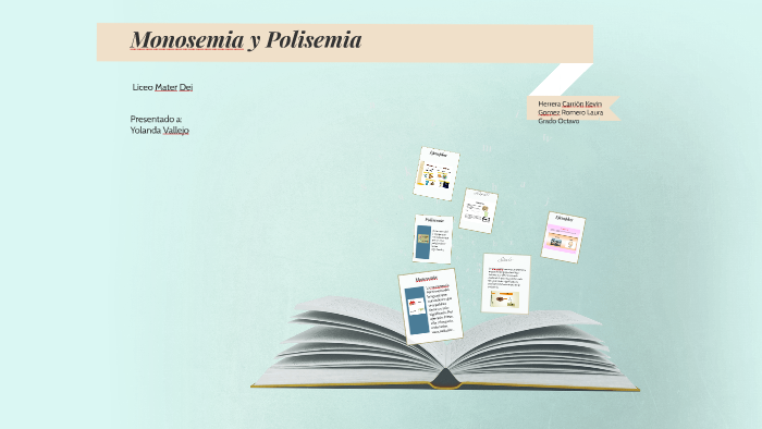 Monosemia Y Polisemia By Yesenia Romero On Prezi