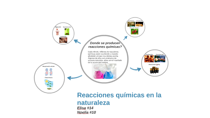 Manifestacion De Las Reacciones Quimicas En La Naturaleza