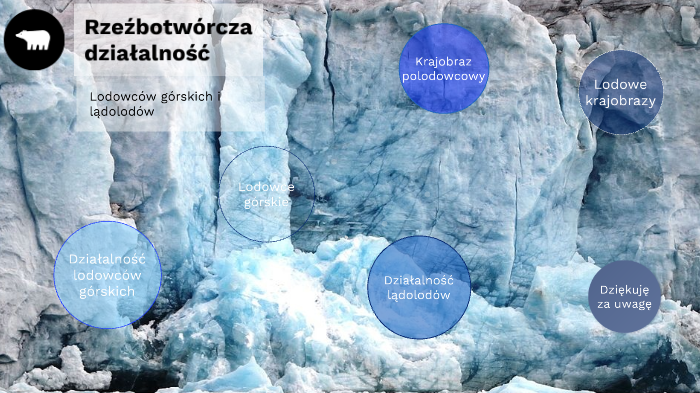 Rzeźbotwórcza działalność lodowców górskich i lądolodów by Gabriel