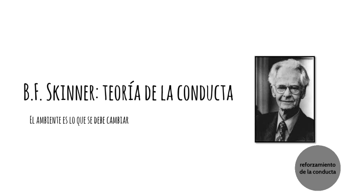 B.F. Skinner: Teoría Del Reforzamiento By Iris Urias On Prezi