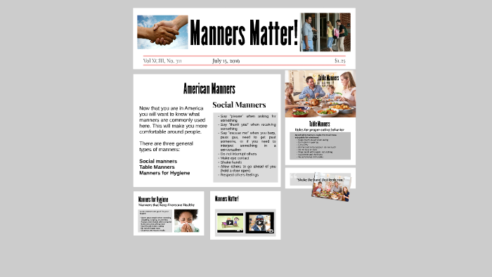 timely matter or manner