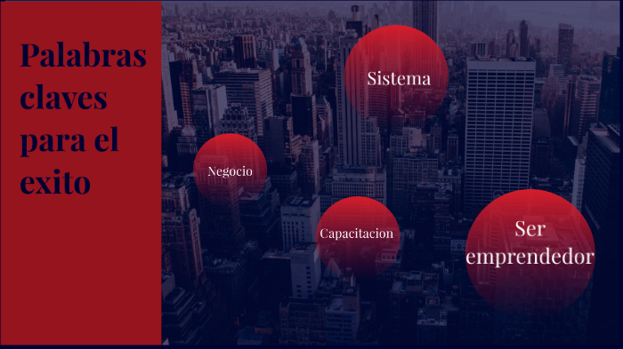 Tres Palabras Claves Para El Exito prezi.com