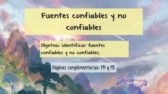 Fuentes confiables y no confiables by Luis Pichuman on Prezi