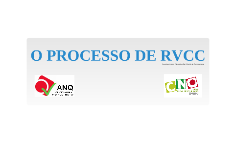 Processo de RVCC - basico by Margarida Marques on Prezi