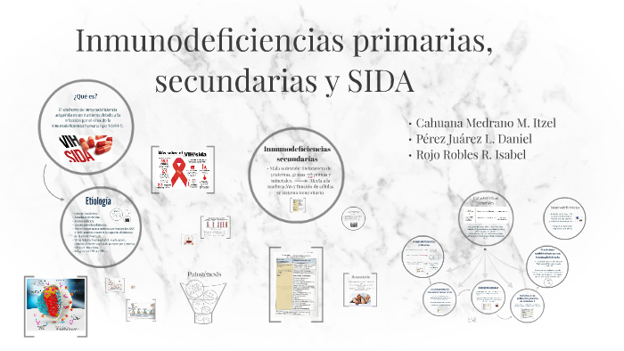 Inmunodeficiencias Primarias, Secundarias Y SIDA By Isabel Rojo On Prezi