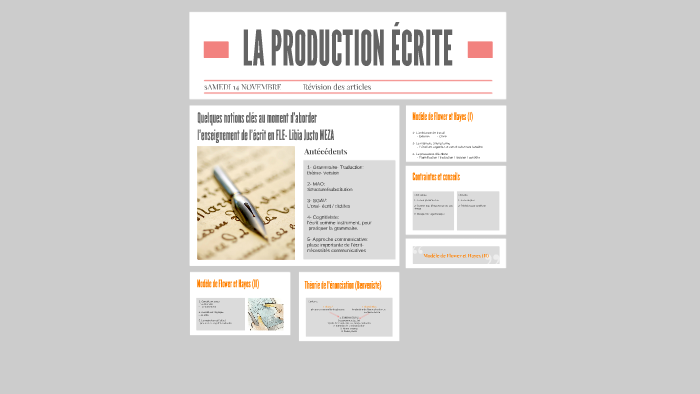 comment faire production écrite