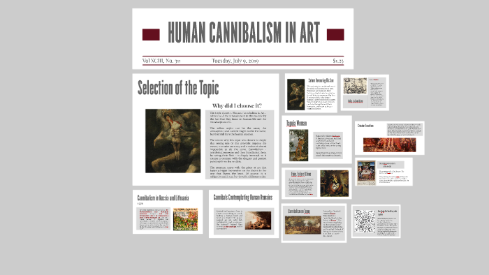 HUMAN CANNIBALISM IN ART by Irais Meza