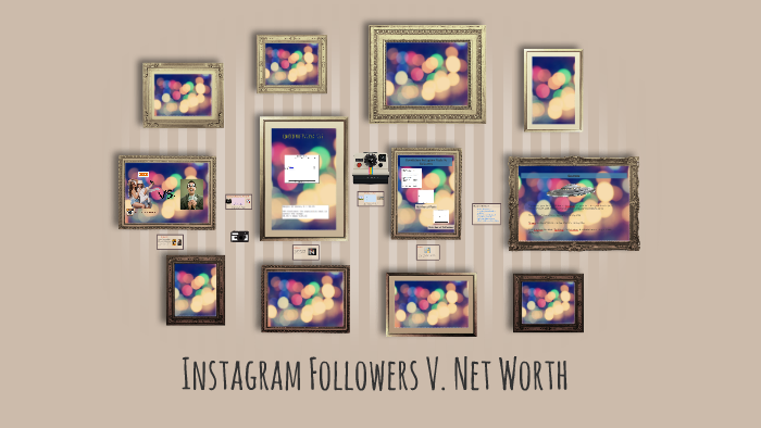 Instagram followers net worth