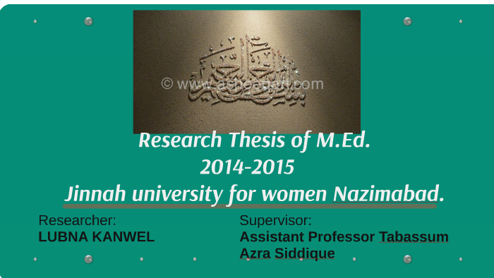 m ed research thesis