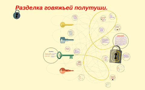 Схема разделки говяжьей полутуши