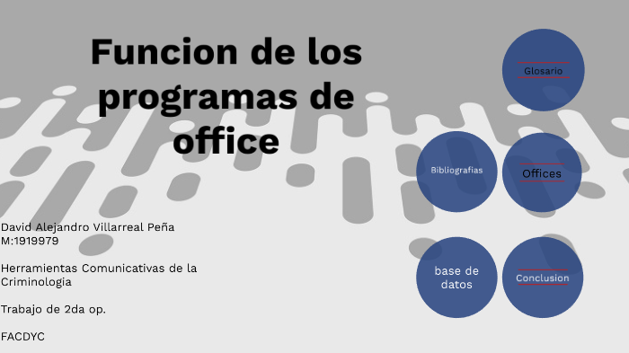 Las Funciones De Office By David Alejandro Villarreal On Prezi 4826