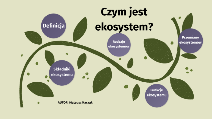 Czym Jest Ekosystem? By Mateusz Kaczak On Prezi