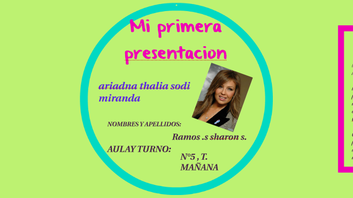 Mi primera presentacion by sharon sheyla ramos silva on Prezi