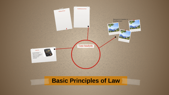 Basic Principles Of Law