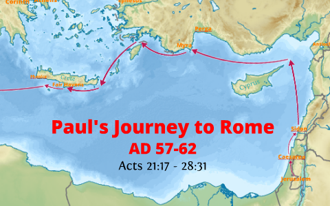 Paul's Journey to Rome by Travis Clemons on Prezi