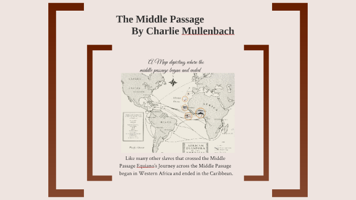 The Middle Passage Map by Charlie Mullenbach