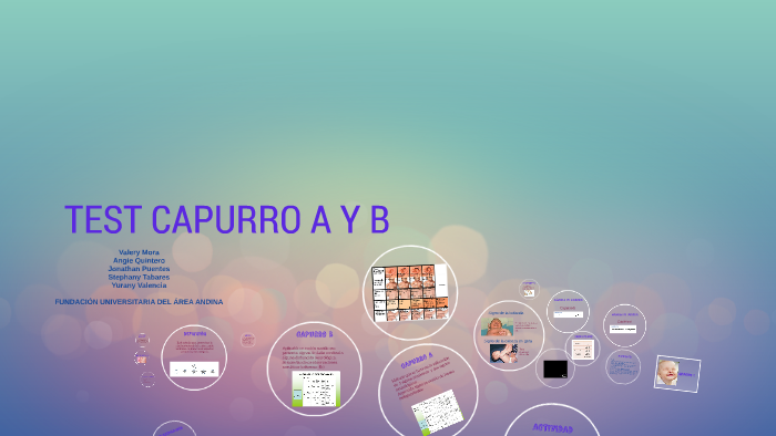 TEST CAPURRO A Y B By On Prezi