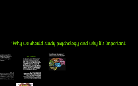 Why We Should Study Psychology By Josh Gray On Prezi