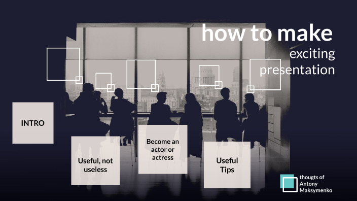 how to make an exciting presentation