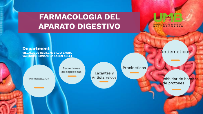 FARMACOLOGIA DEL APARATO DIGESTIVO By Silvia Laura Villalobos On Prezi